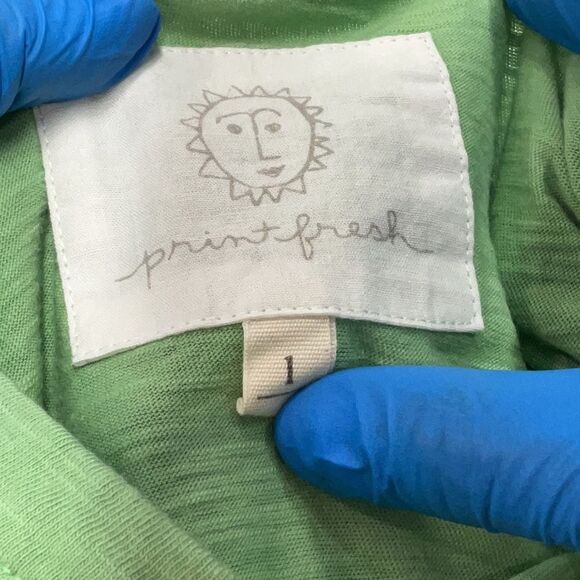 PrintFresh 100% Cotton Saturday Tee Shirt Kelly Green Women's Crew Soft Top L - Picture 4 of 7